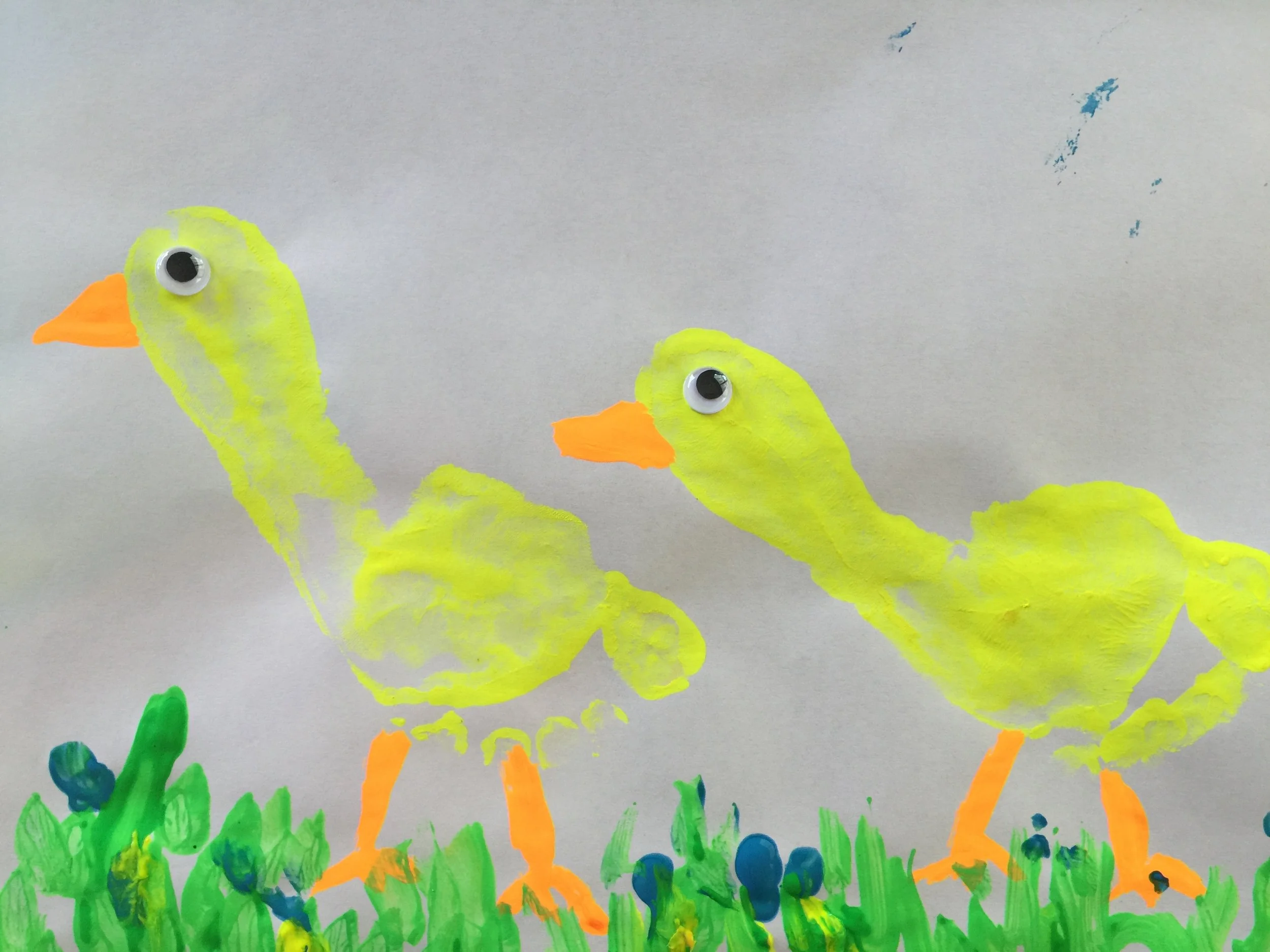 Ducks Feet Painting