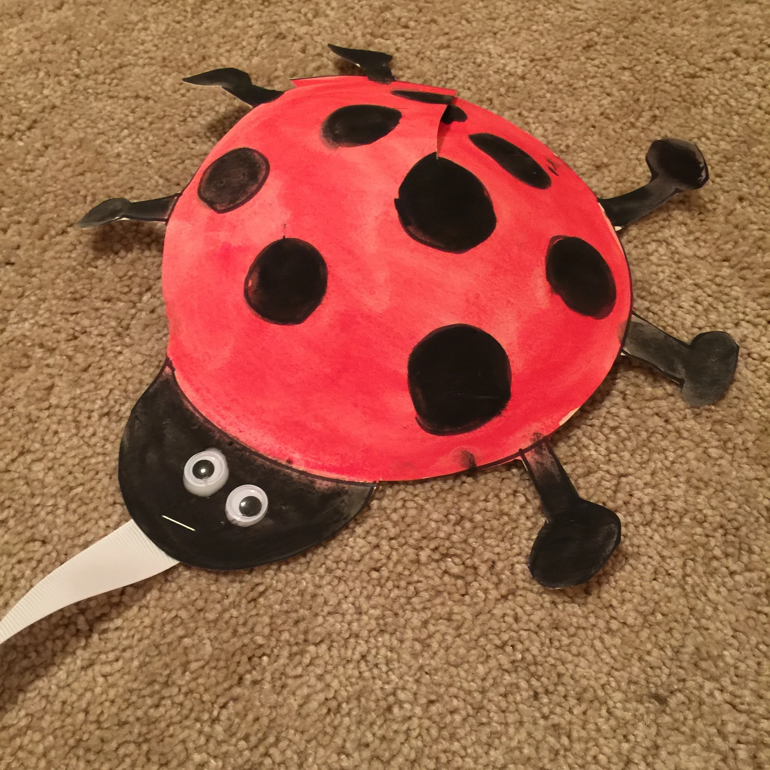 3D Ladybug Craft for Kids
