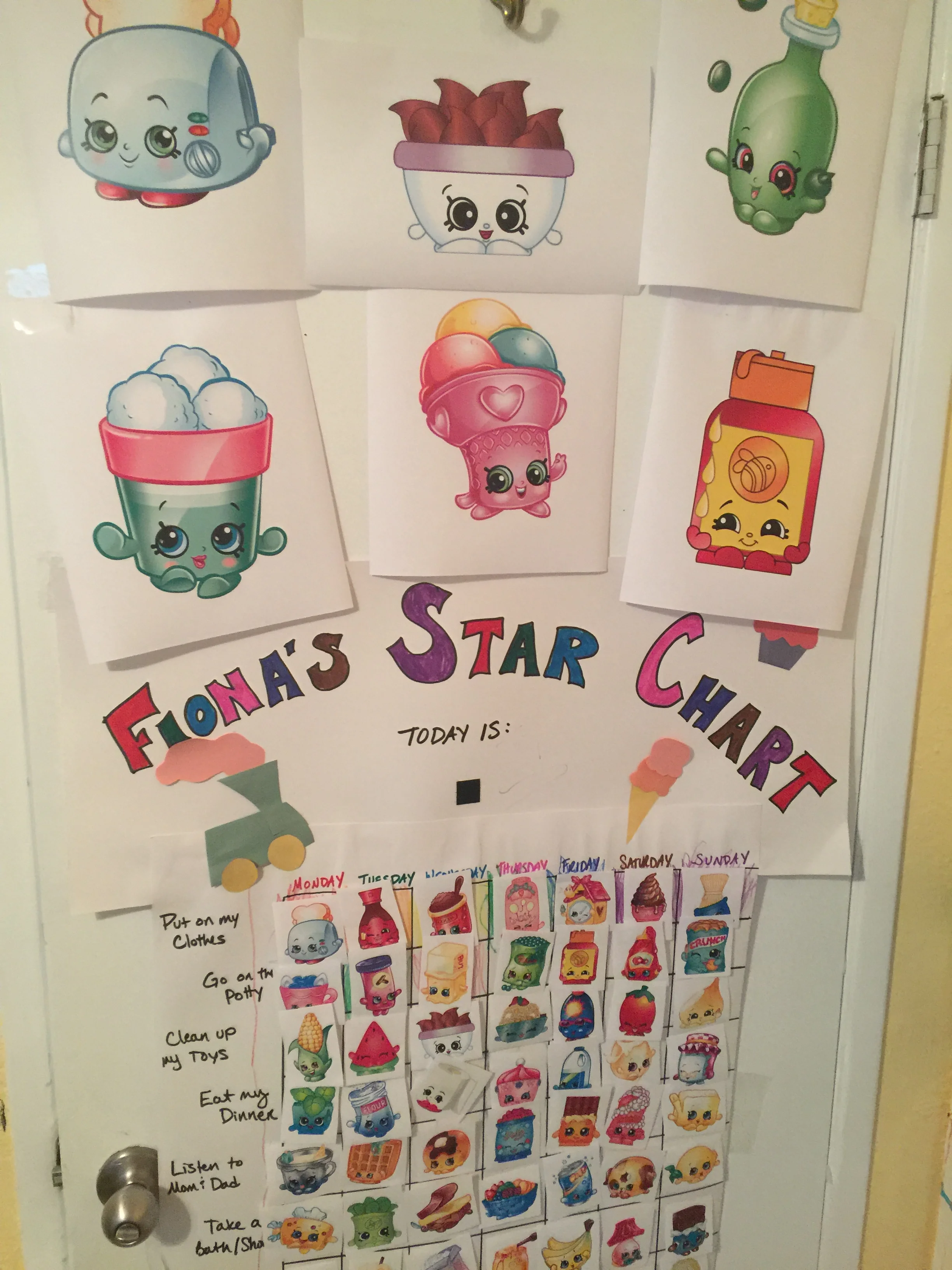 Shopkins Star Chart