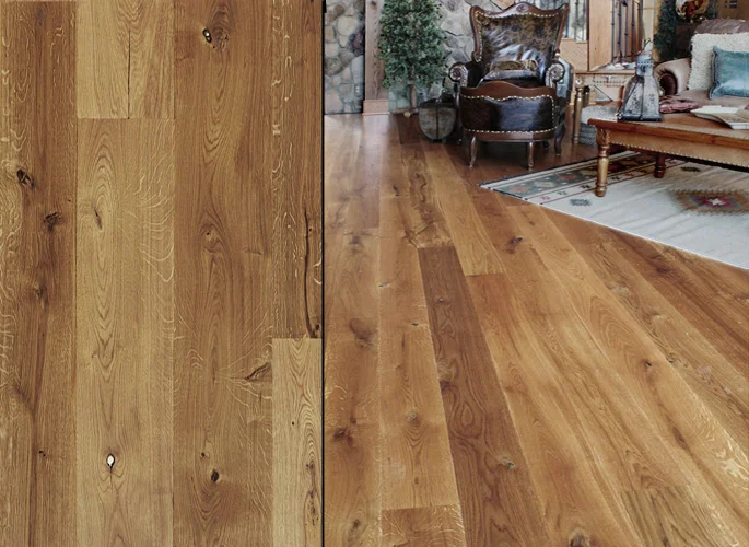 European Oak Character Grade Unfinished Southern Wood Floors