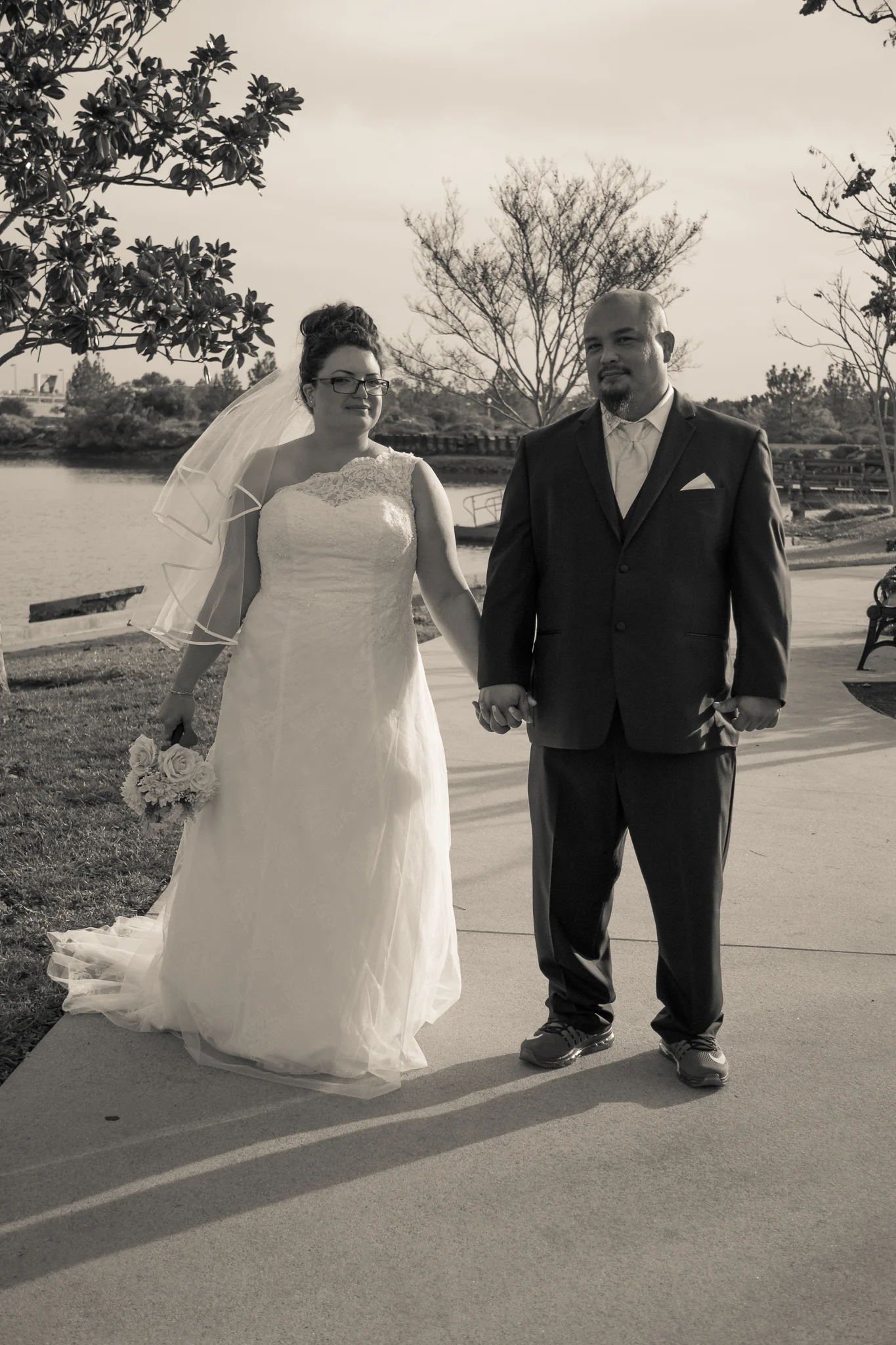 Christine & Jerry Wedding - Liberty Station Point Loma BRICKS 01/15/17