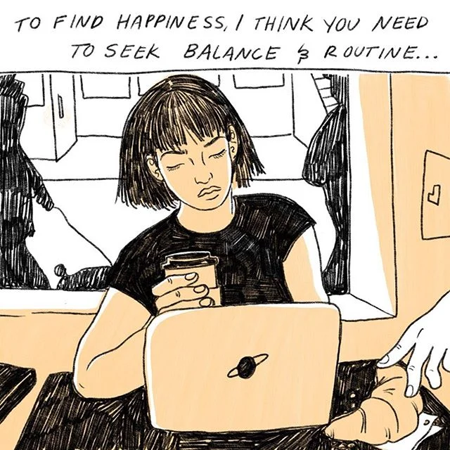 #reminder calendar is bible and if you&rsquo;re on my calendar its because i love you ⚡️ 👉👌 #virgosznforever #sunday #reset .
.
.
originally for @thepureapp
.
.
.
#illustration #pureapp #comic #bnw #drawing #sketchbook #procreate #ipadpro #ipadart 