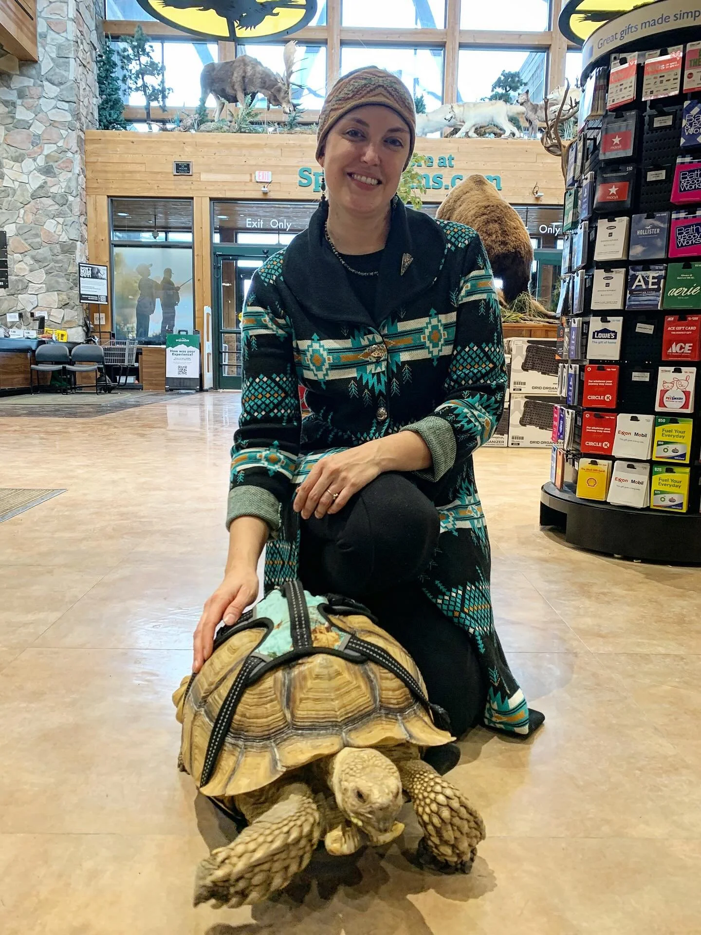 Thank you, Sportsman&rsquo;s Warehouse for being Lyle&rsquo;s winter &ldquo;stomping grounds&rdquo;! When he gets the zoomies and it&rsquo;s so cold out, it&rsquo;s great to have a place he can freely wander.