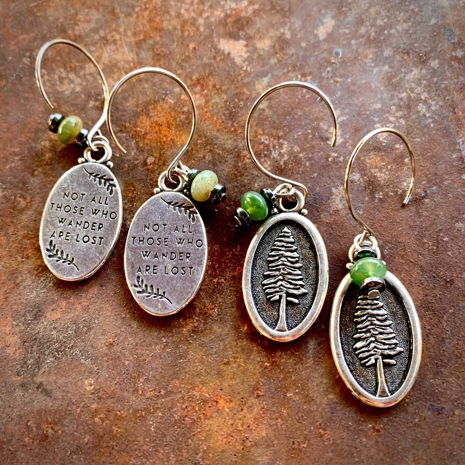 Pine Tree Earrings front and Back.jpg