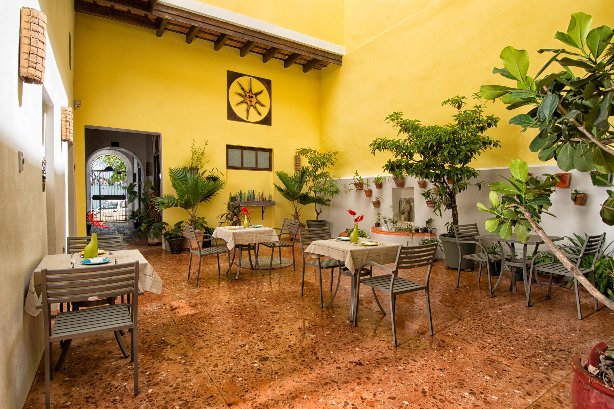 The dining room of Casa Sol 