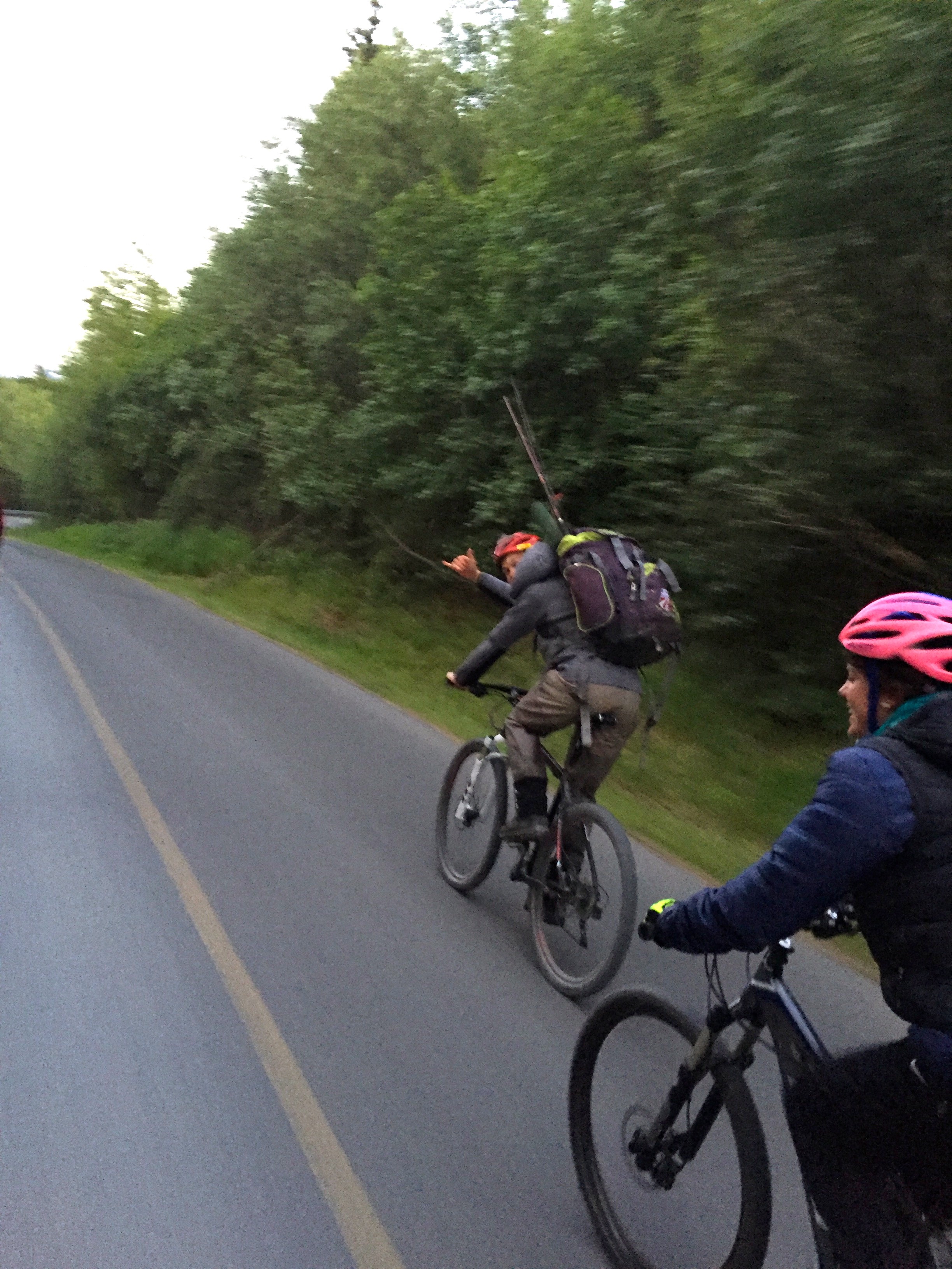 Recovery week means you can combine your biking and your fishing in one! Erik and Marine headed for the Russian River on a search for the Salmon! 