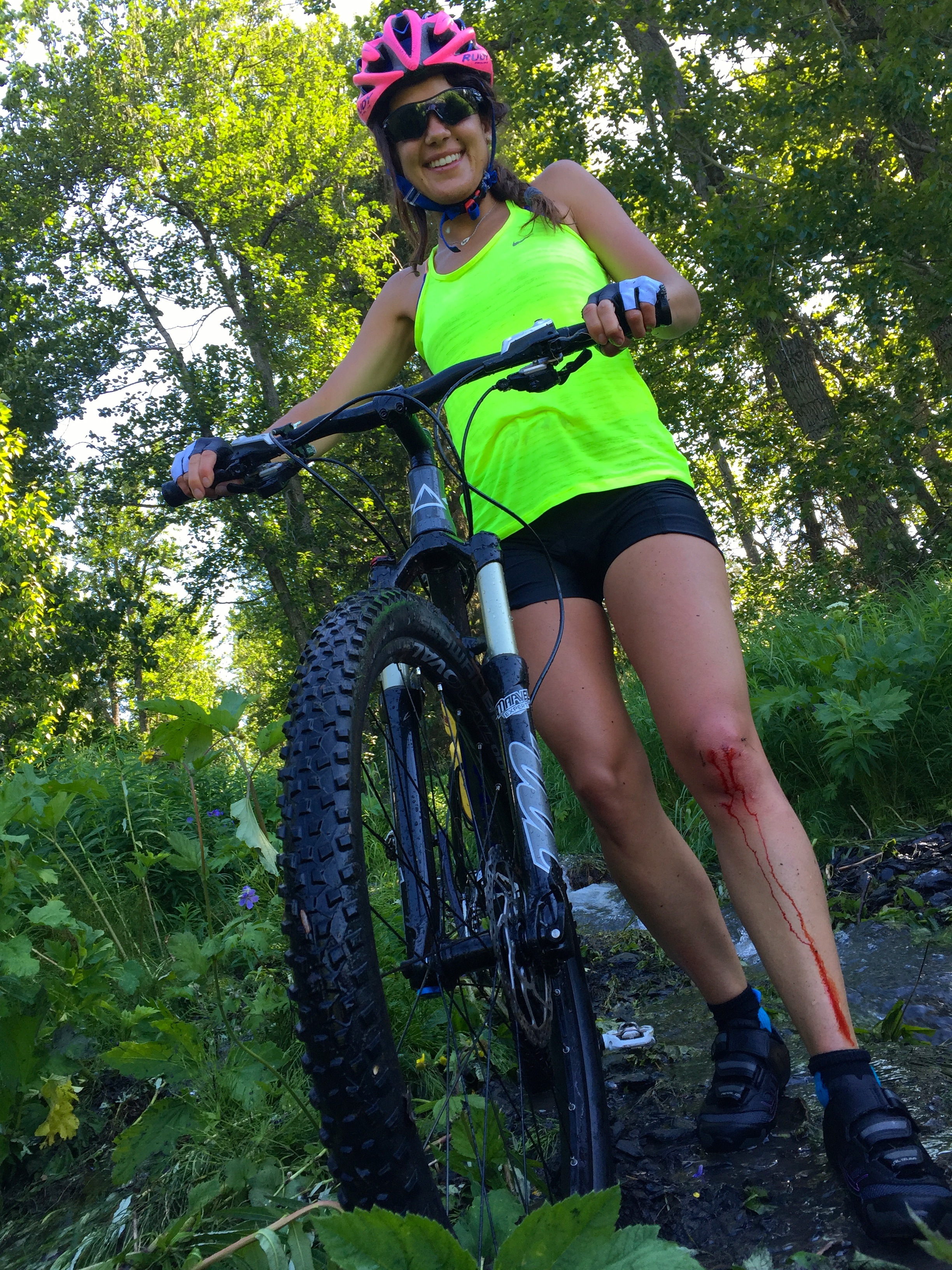 Sometimes that means a tumble... (even on your birthday)