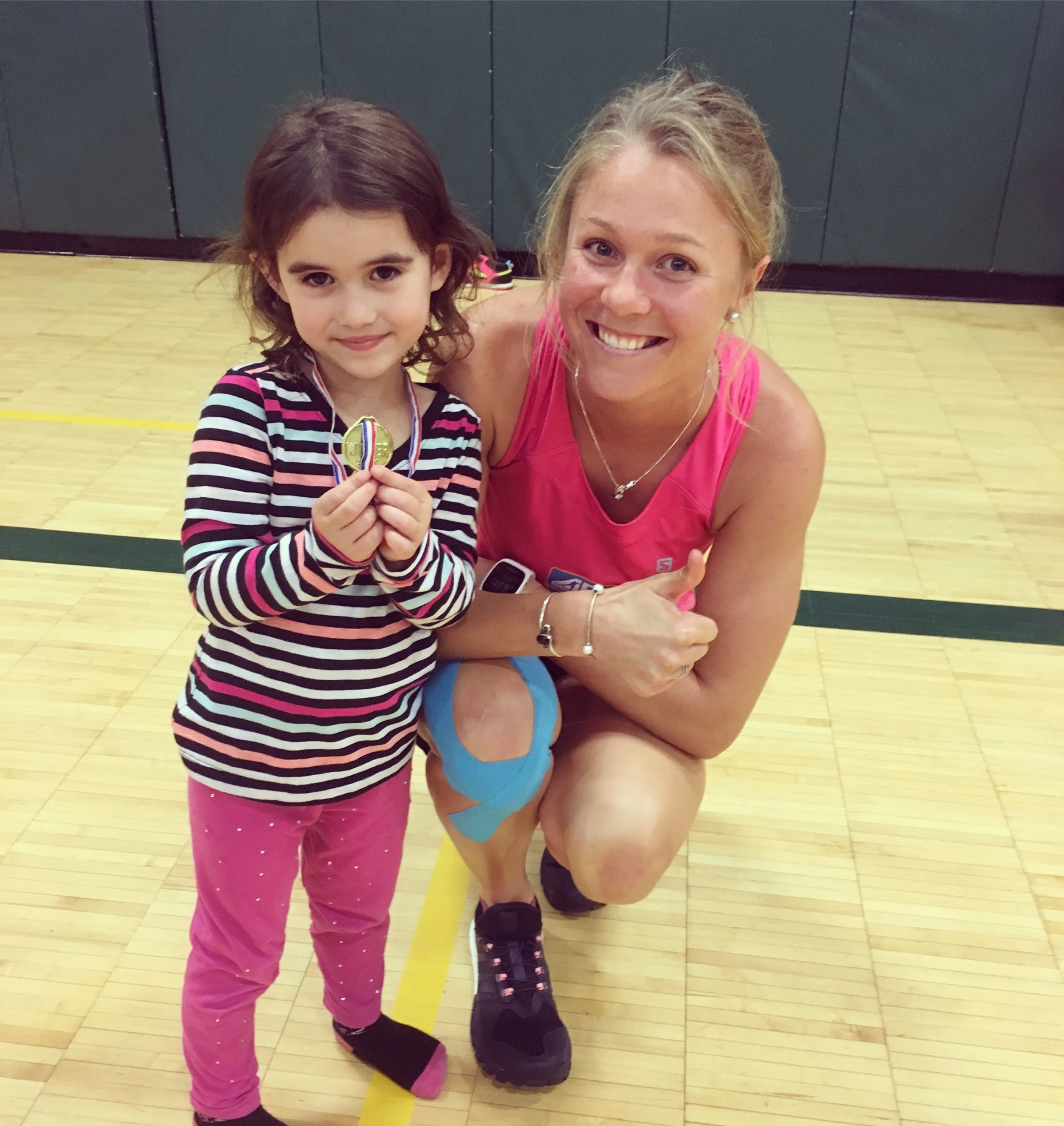 Olympic Games with the young kids at The Alaska Club. This little one was the cutest gold medal winner of the day!