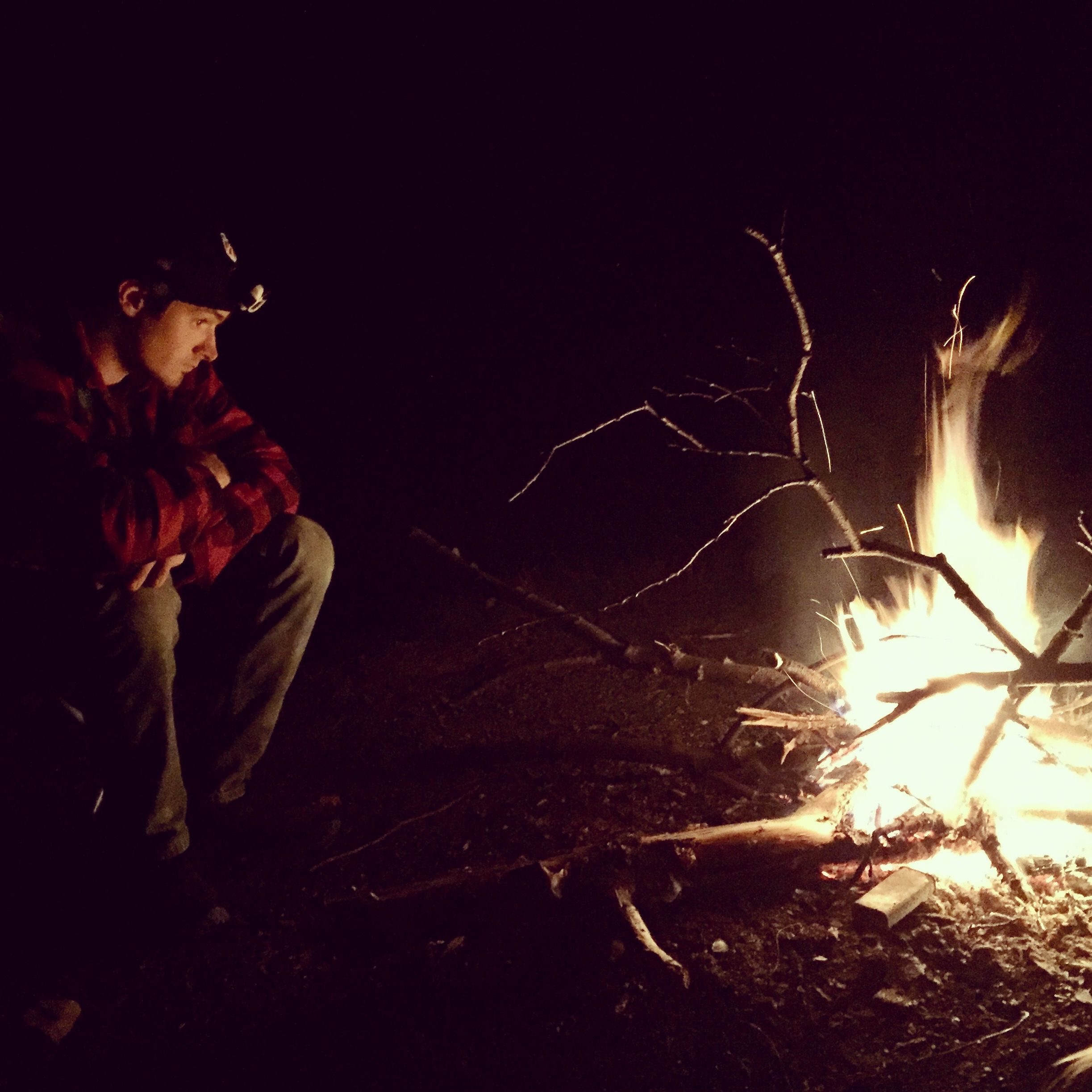 Enjoying my last campfire before the winter season. 