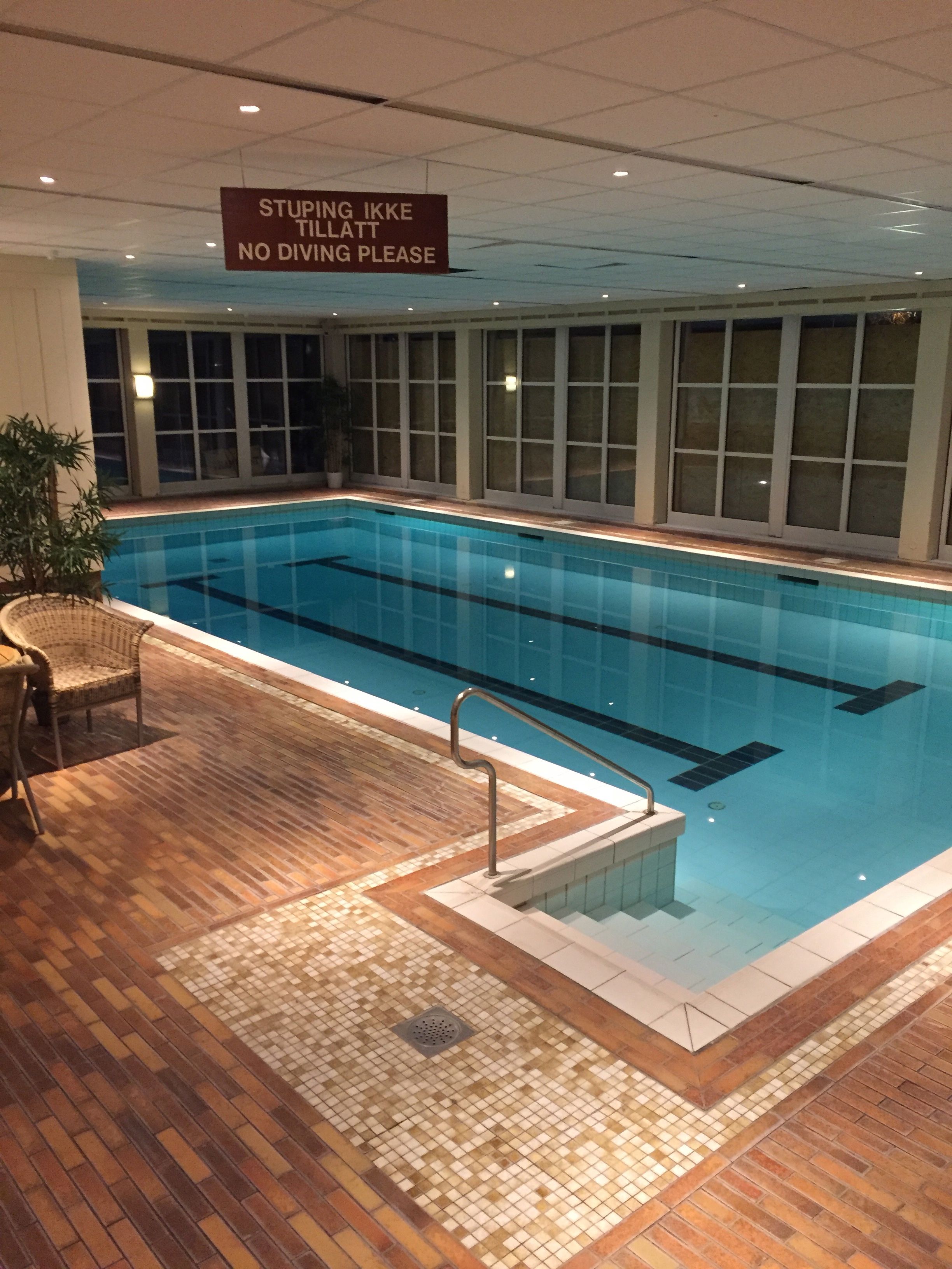Discovering lap swimming on the road!