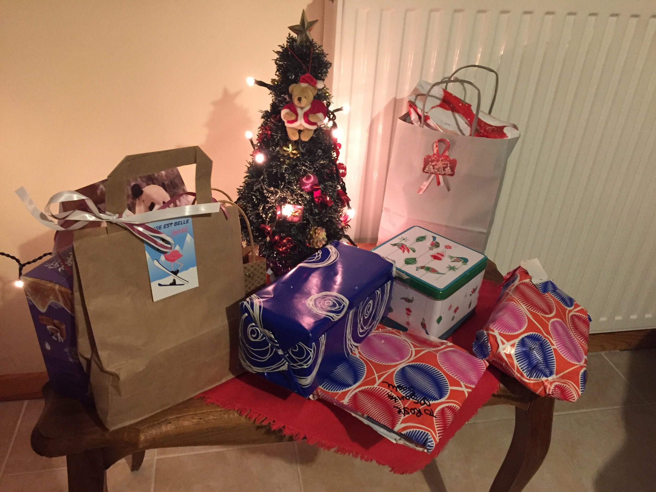 The second christmas tree, waiting for me in Villard, thanks to Rosie!