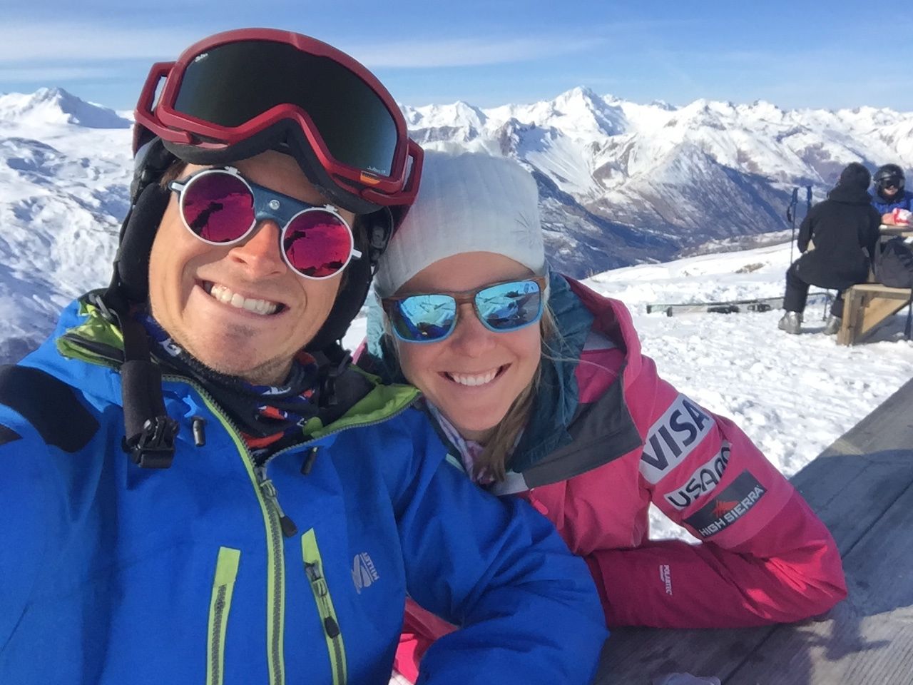Lunch break on the top