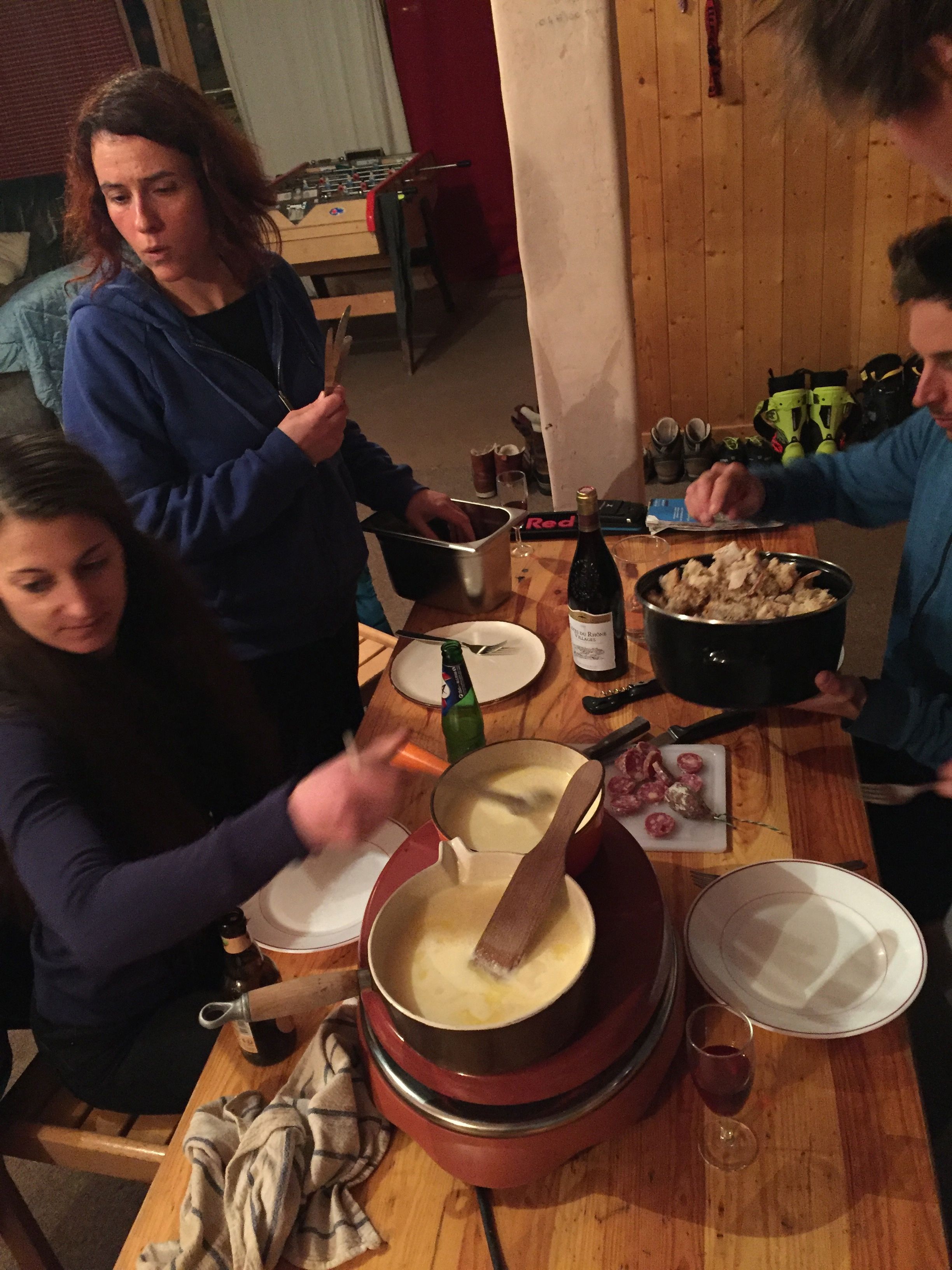 When in France... you must enjoy an evening of Fondue with Chef GuiGui.