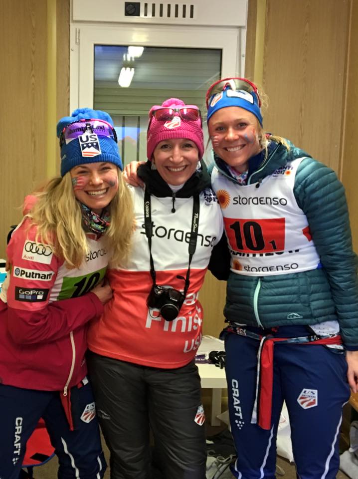 Thanks to Zuzana Rodgers for helping me through all the injuries last summer, and then cheering her heart out during the team sprint!