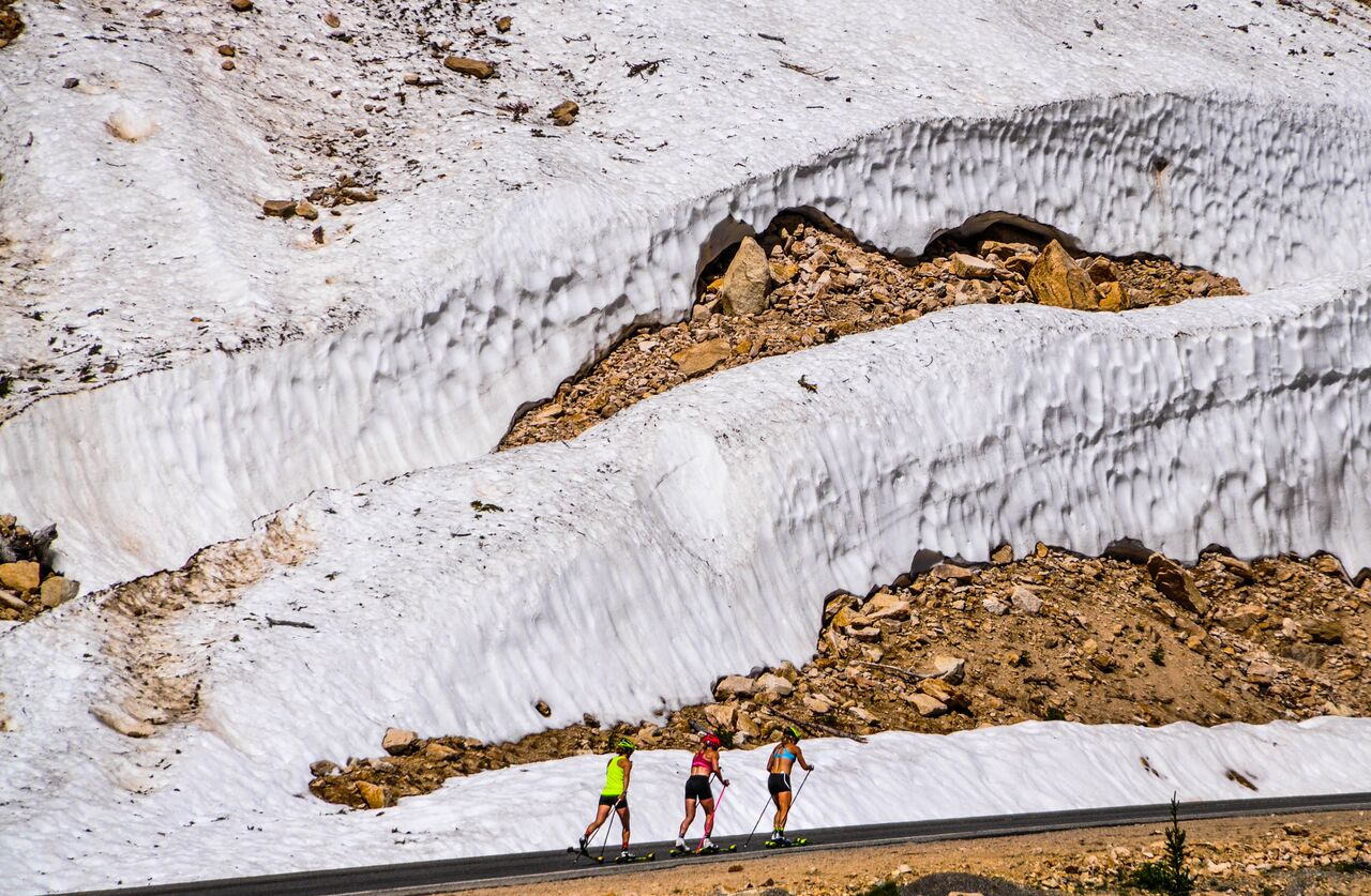 Still some snow around up high. (Matt Whitcomb photo)