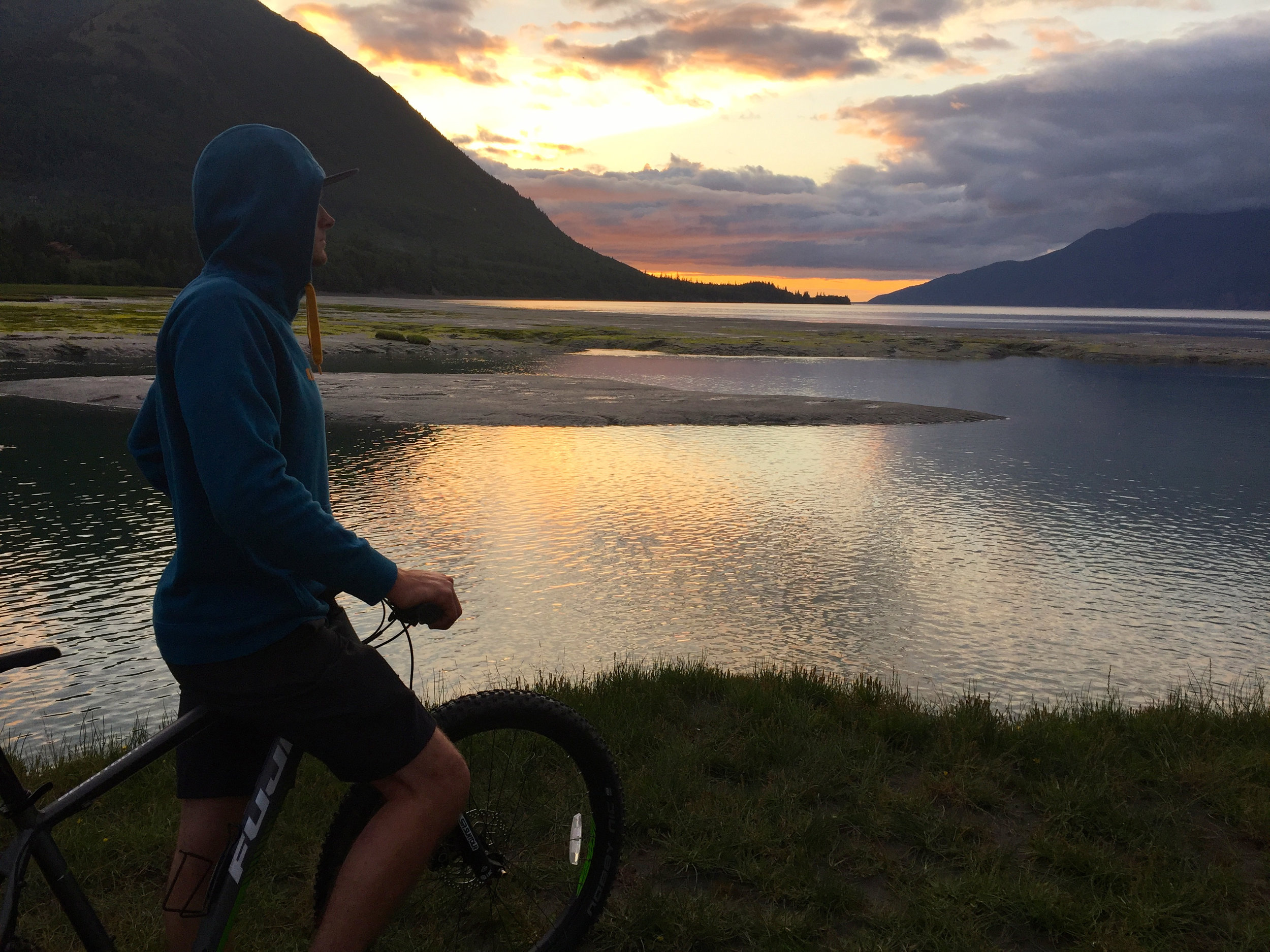 Not easy to catch the sunset in the summer... you have to really commit to making it that late!