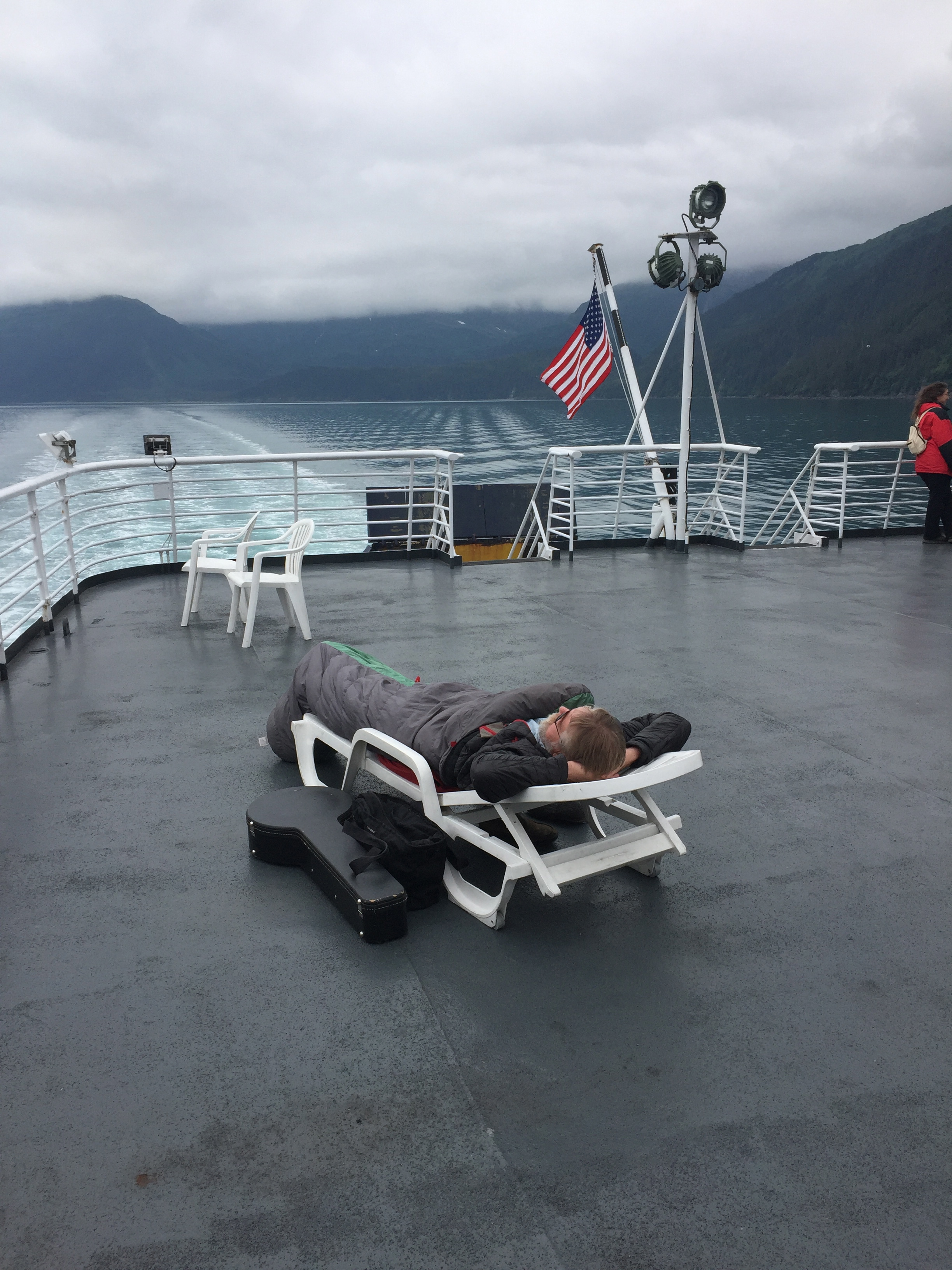 Alaska sun bathing... 