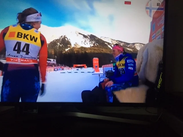 My first time in the leaders chair for MANY years after achieving a long time goal of mine, a podium in a classic race. 