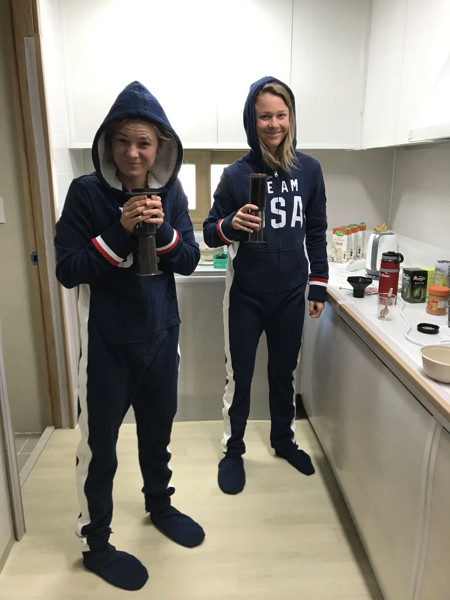 First arriving to Korea a little jet legged from the 8 hour time change. Saved by some coffee and onesies.