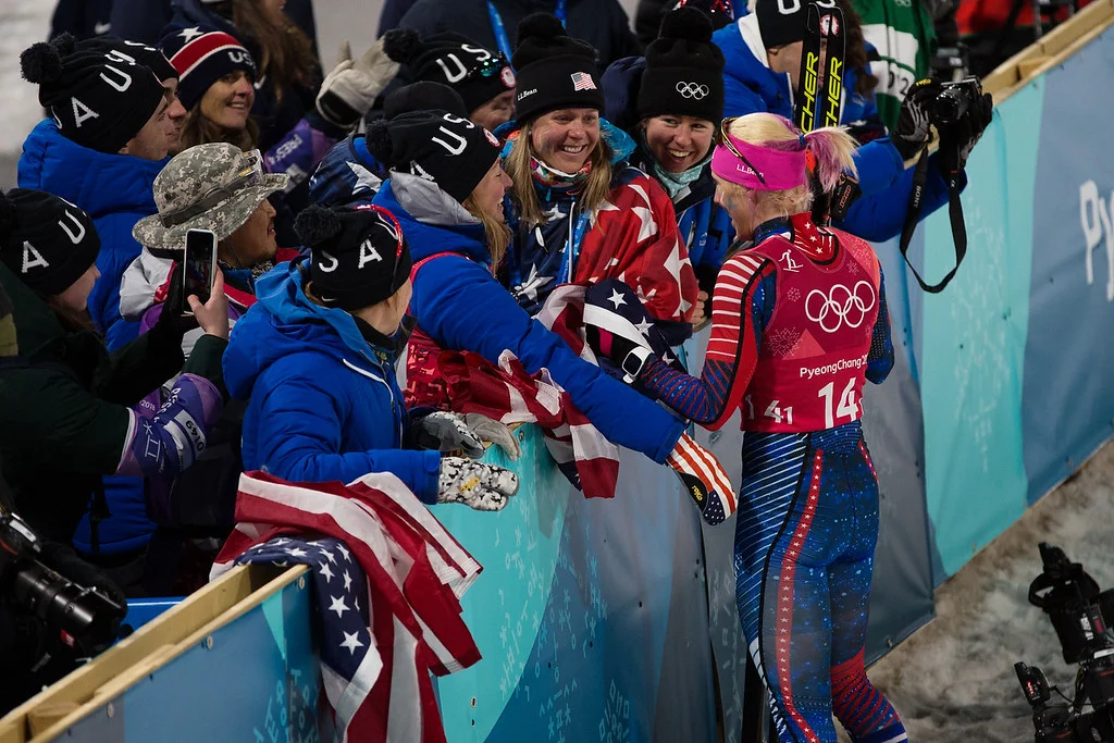 This is the image of a team that just won a gold medal together! (USSA photo).