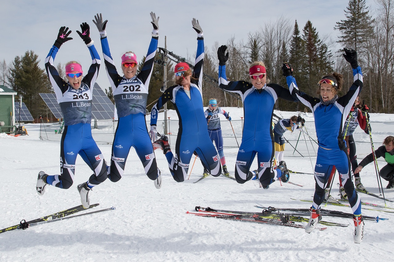Celebrating a season with these wonderful APU teammates of mine! (Reese Brown photo)
