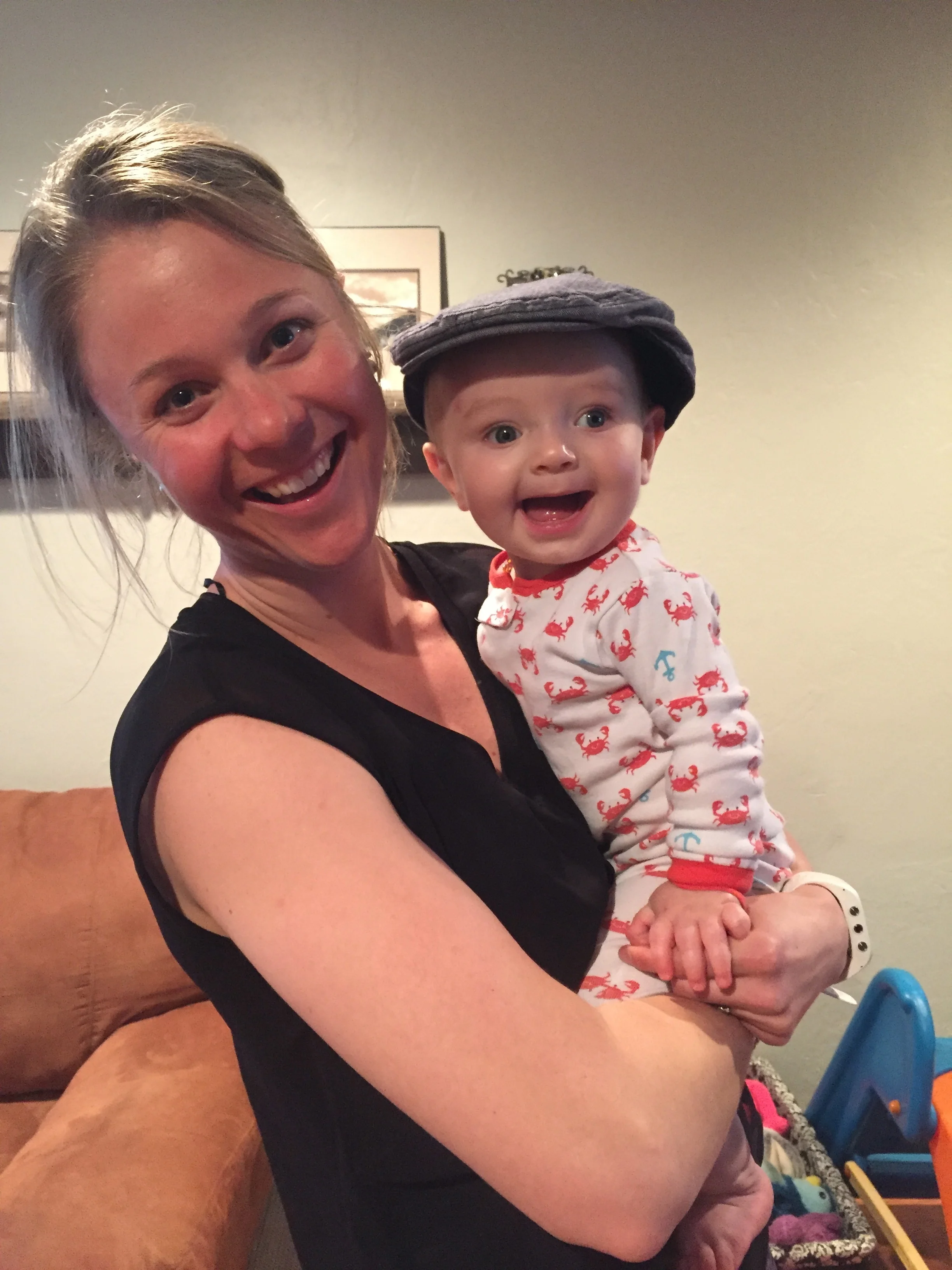 Enjoying every second of this giggly little nephew of mine!