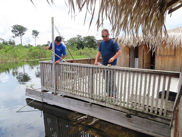 Amazon Prime Ecolodge
Just fishing in the back side of the lodge. We can even catch peacokbass and some other small fishes.&nbsp;
We are still available for October and November.
Get in contact with us: info@amazonprimeecolodge.com

#amazon #amazonpr