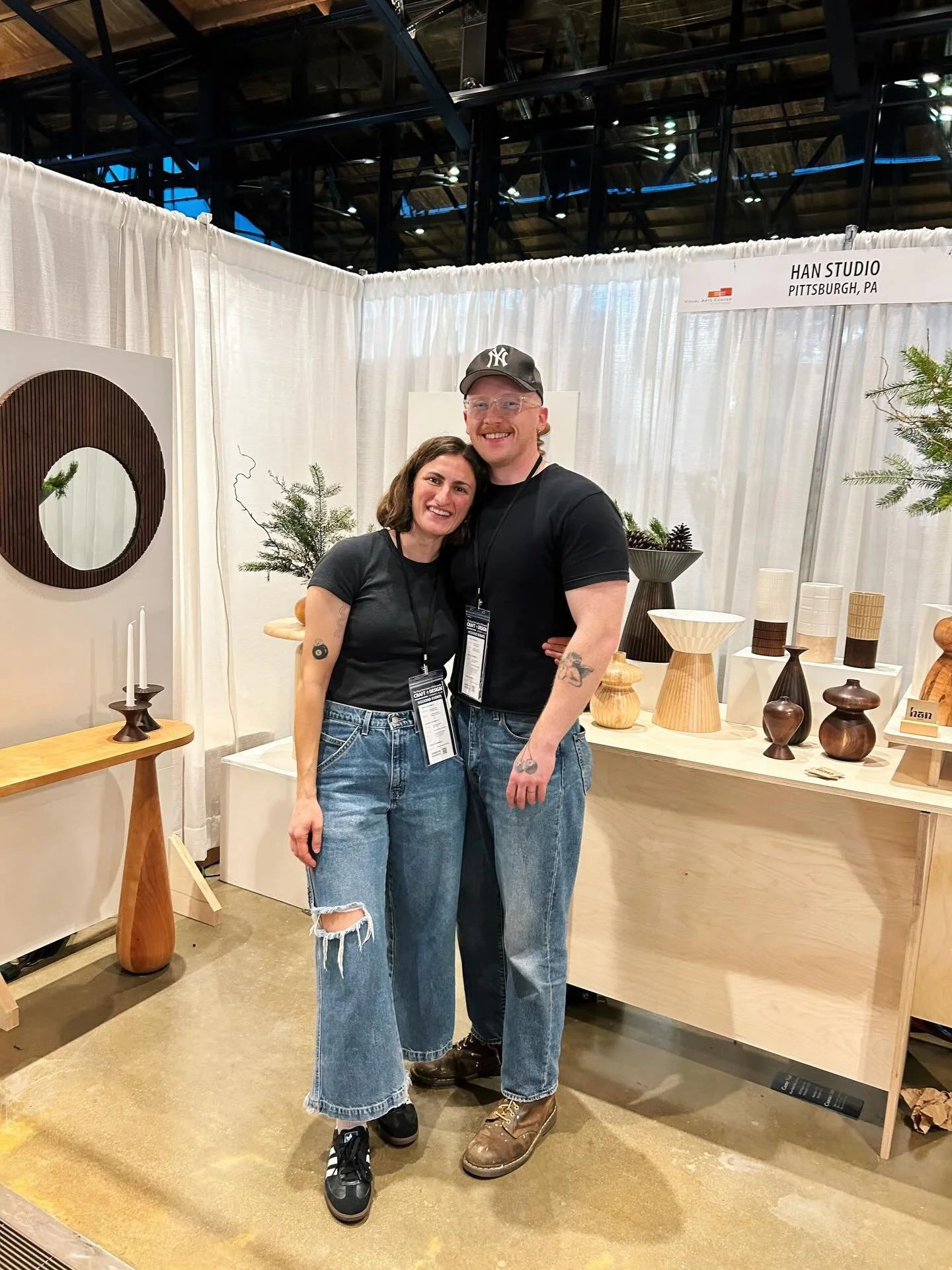 Today&rsquo;s the last day at Craft + Design! Stop by from 11-5 to shop 150+ incredible artists. We&rsquo;ve been having a blast and are very grateful to have won the &ldquo;Best Booth Design&rdquo; Award! Couldn&rsquo;t do any of this without my oth