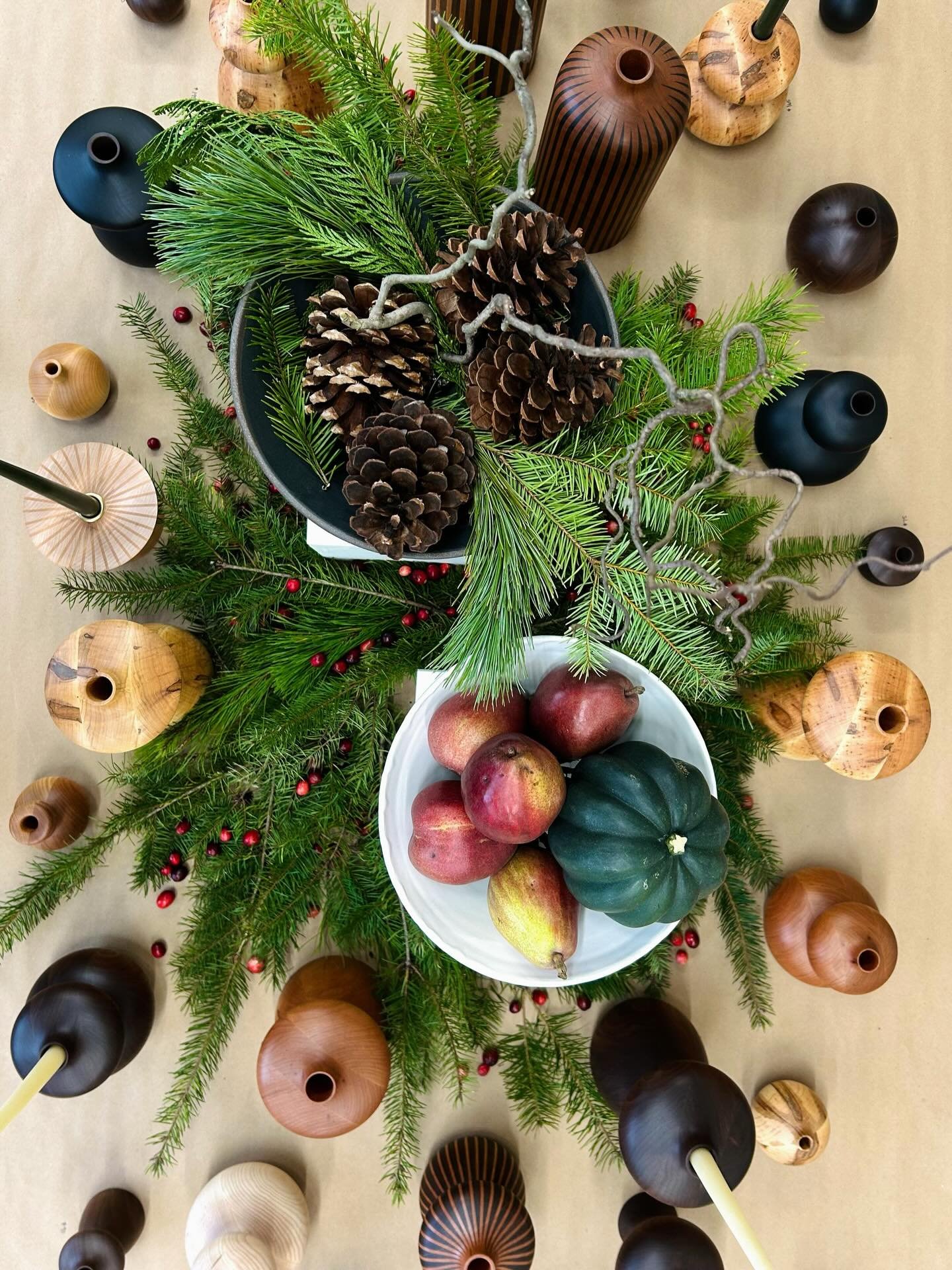 Today&rsquo;s the day!! My studio doors are open for the Han Holiday Shop from 10-4. Come celebrate the holidays with great company, gifts, music, food &amp; drinks✨ I paired up with my lovely friend Katie, of @appalachianwaxworks to gift a handcraft