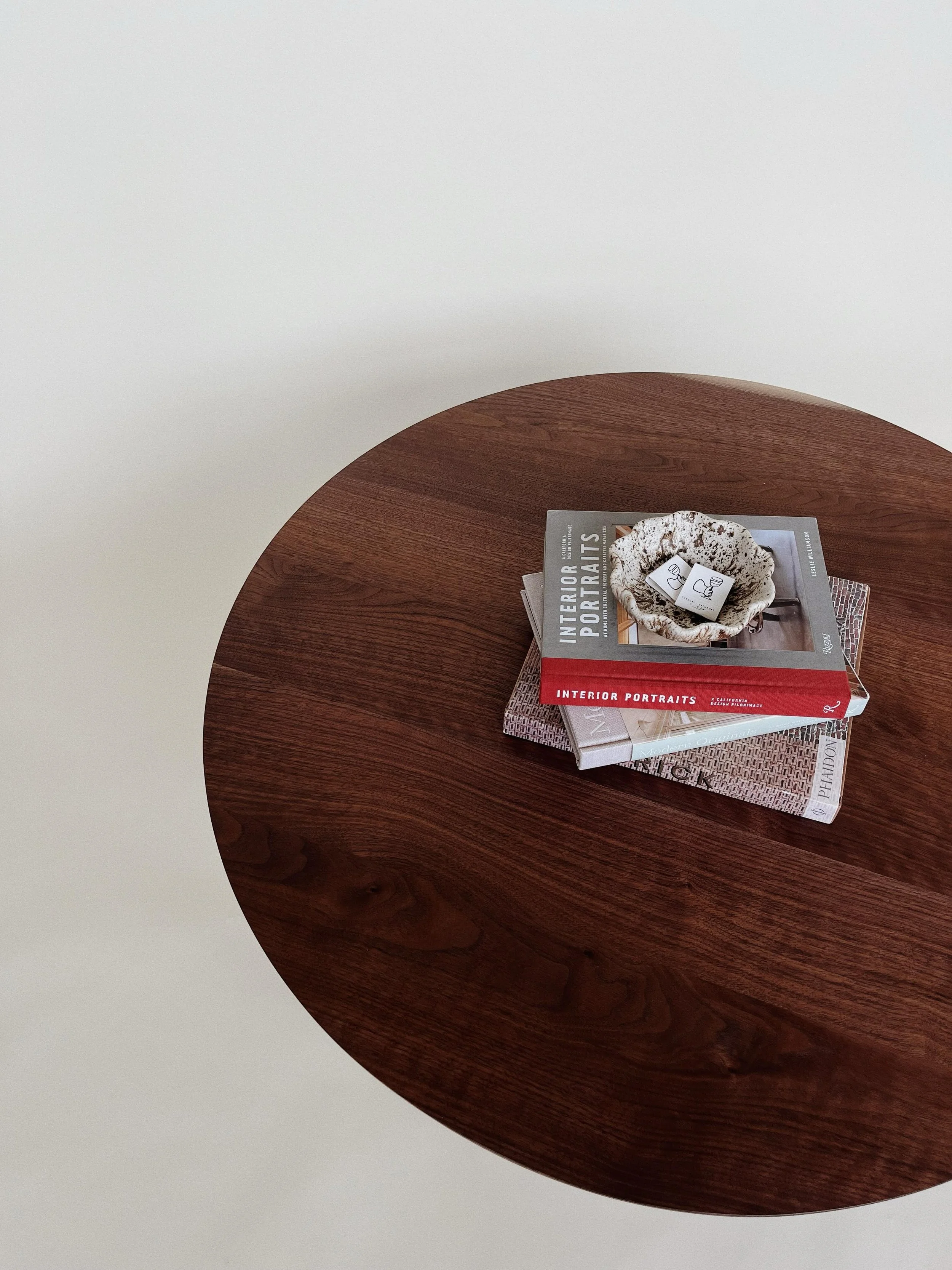 A custom Rita Coffee Table crafted from walnut✨