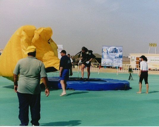 Scoring a dead center at the 2002 CISM World Military Games in Algeria North Africa