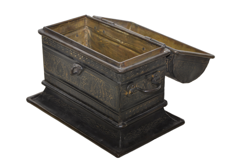 bronze indian lock box