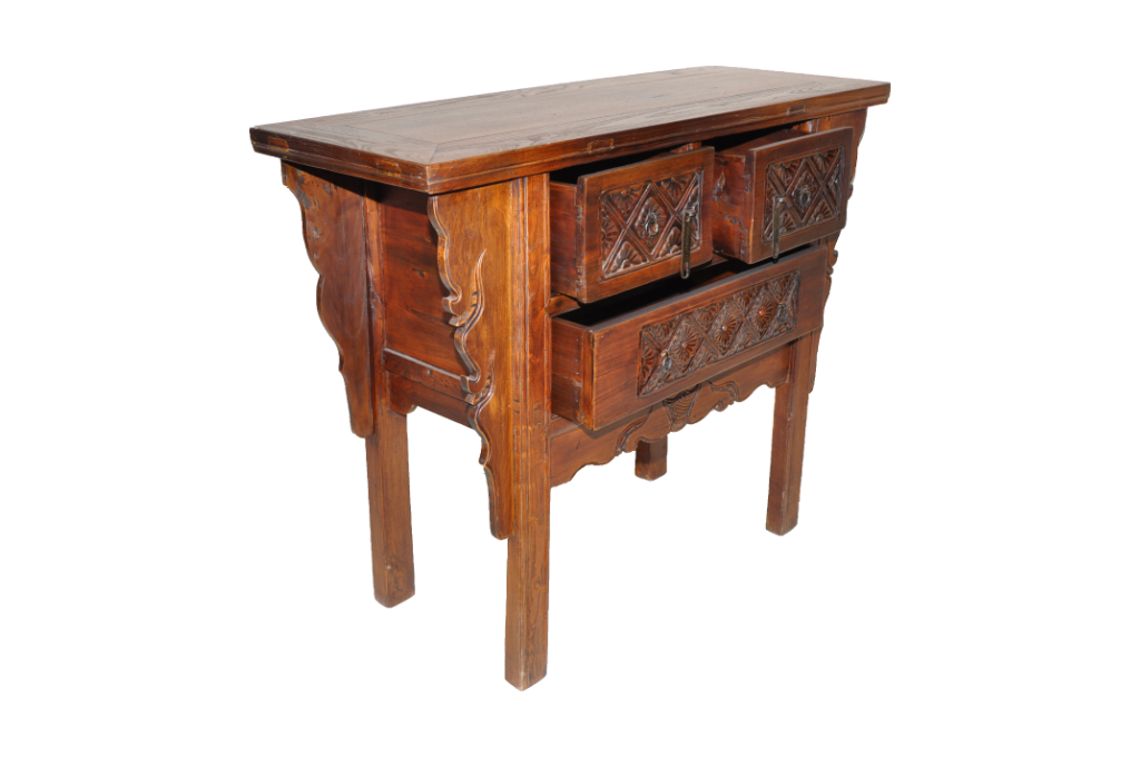 heilongjiang natural elm chinese cabinet