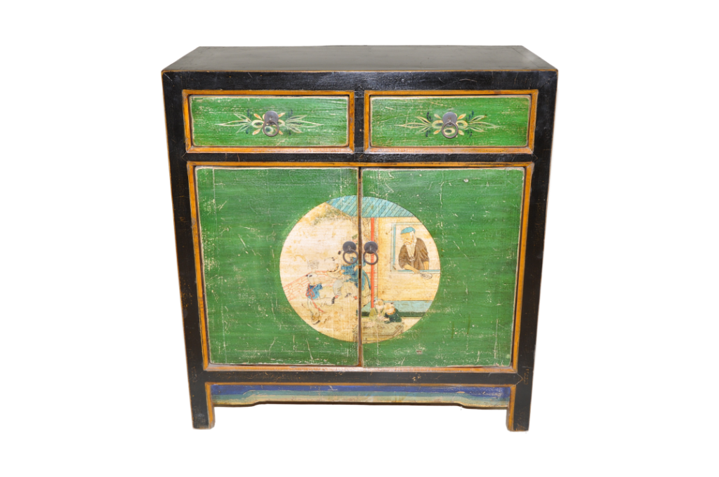 chinese cabinet green