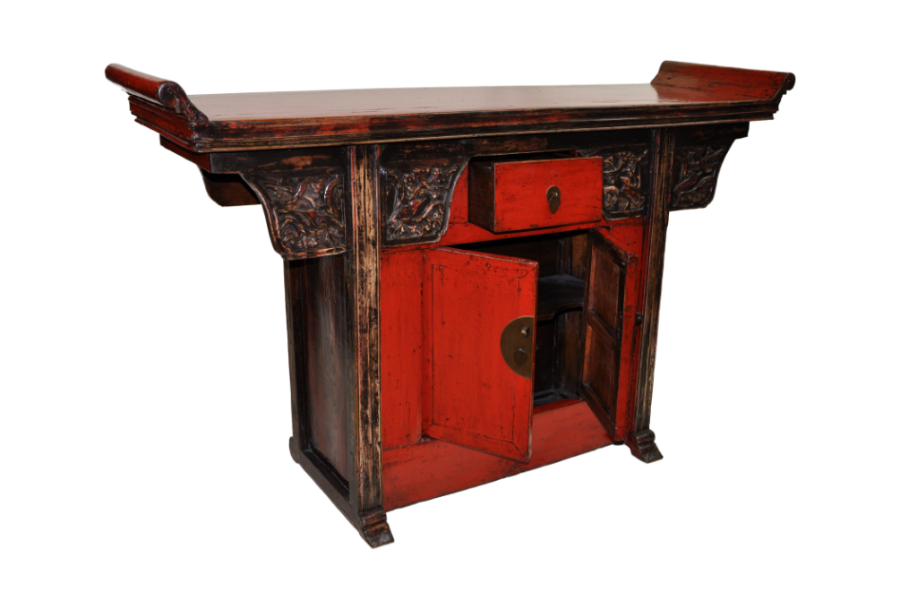 shanxi altar cabinet red