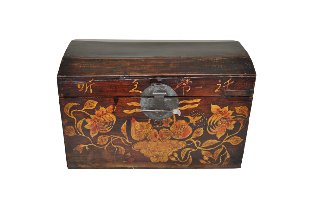 hand painted chinese chest