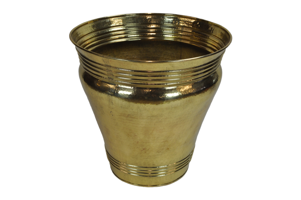 brass indian planter
