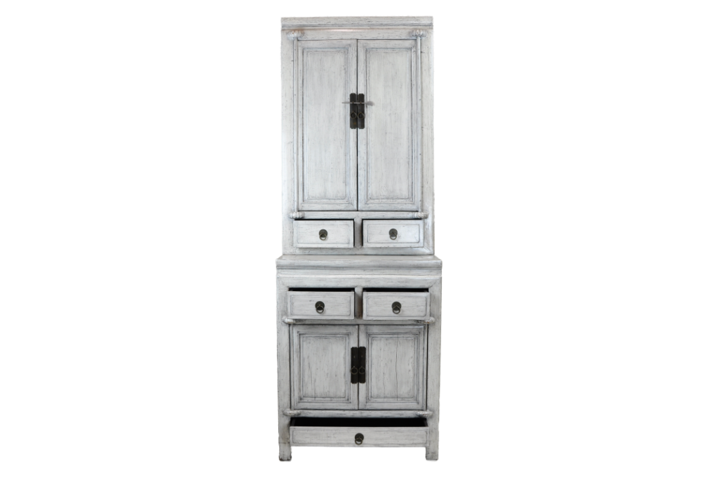 chinese tea cabinet white