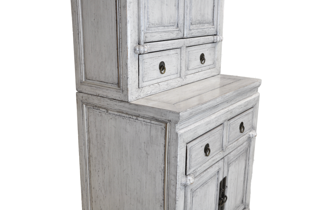 chinese tea cabinet white