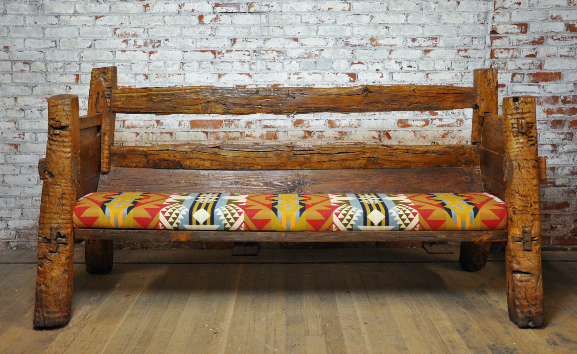 santa fe bench asia america chinese cattle trough