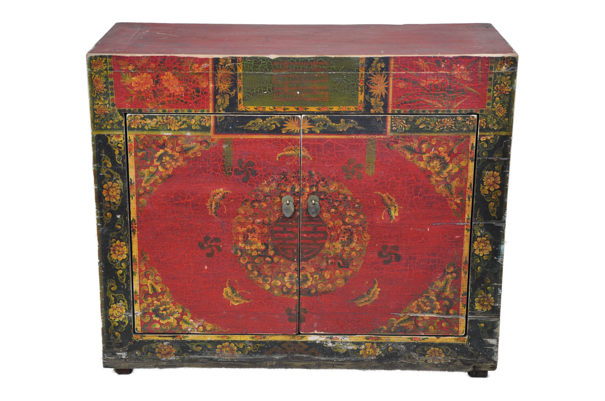 Spring Wedding Cabinet in Auspicious Colors