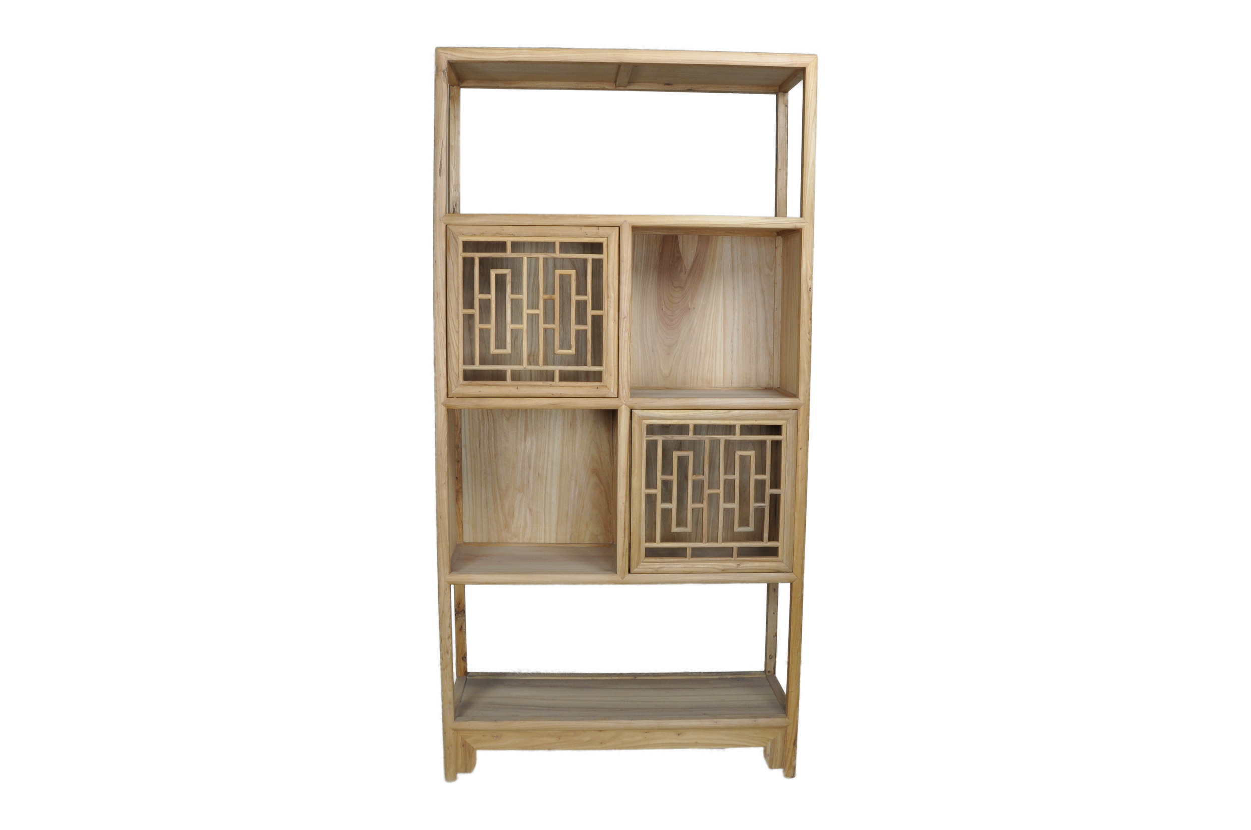 Natural Finish Elmwood Bookshelf