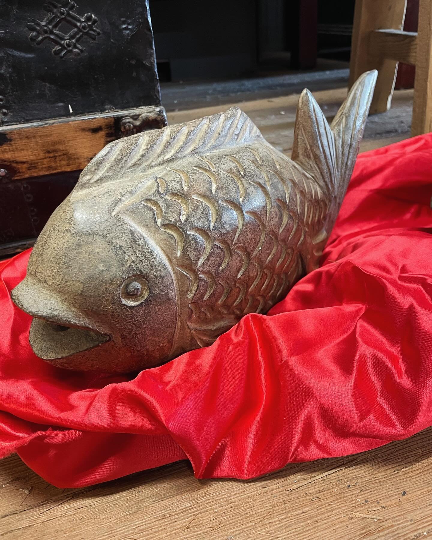 Hand carved blackstone fish from Beijing in all sizes.  #gardendesign #outdoorfountain #landscapedesign #interiordesign