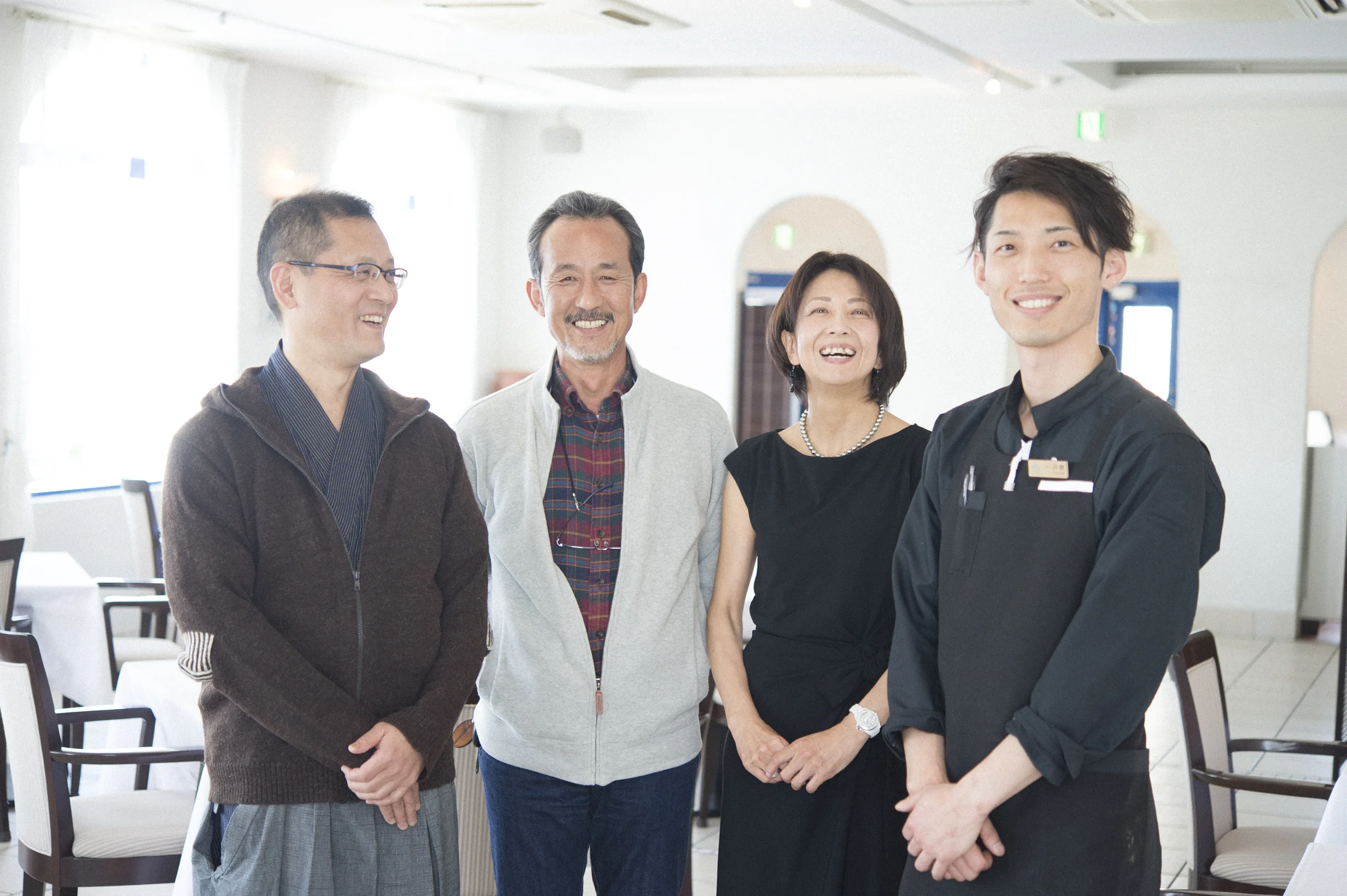 大井様、熊澤様、井原シェフと記念に