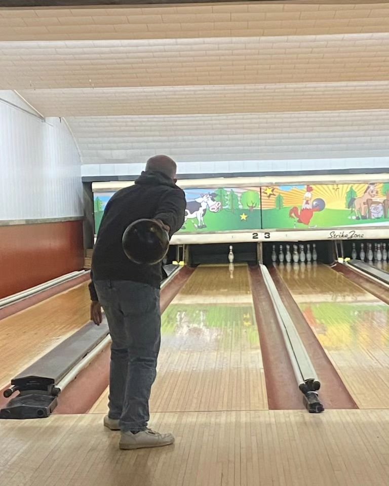 John always enjoys a good outing with Garry - especially when spring comes so he can go the bowling barn and then go to Tip Top (now that they are open)  for a cyclone

Thanks for the 📷 Garry!