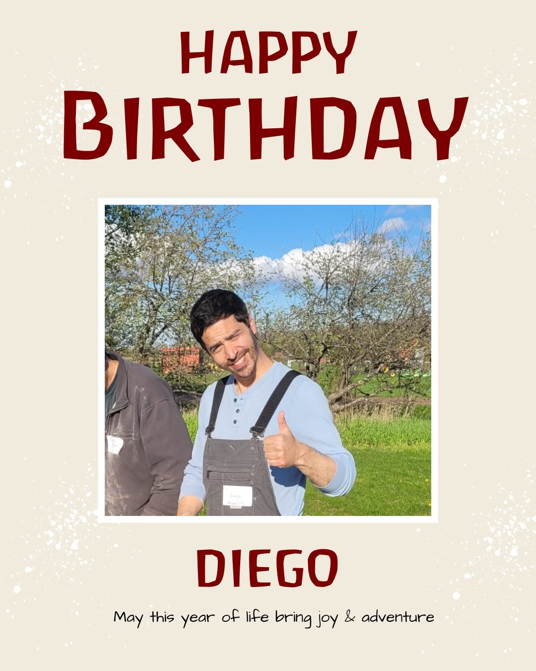 Happy Birthday Diego! (yesterday)
A week full of birthdays! 

We hope it was a wonderful day, embracing this next year of life!