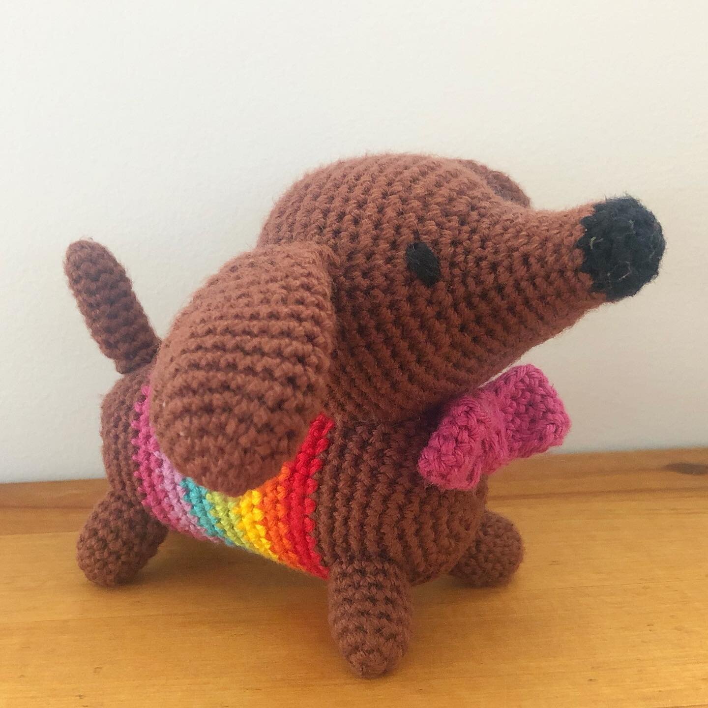 A special little custom order I made for a baby shower last week 🌈🐶

Love how cute it turned out 💚

Pattern by Sweet Patterns Lab
.
.
.
.
.
#littlestpipknits #nzmade #madeinnz #kiwimade #nzmaker #nzcraft #nzhandmade #smallbusinessnz #buynzmade #nz