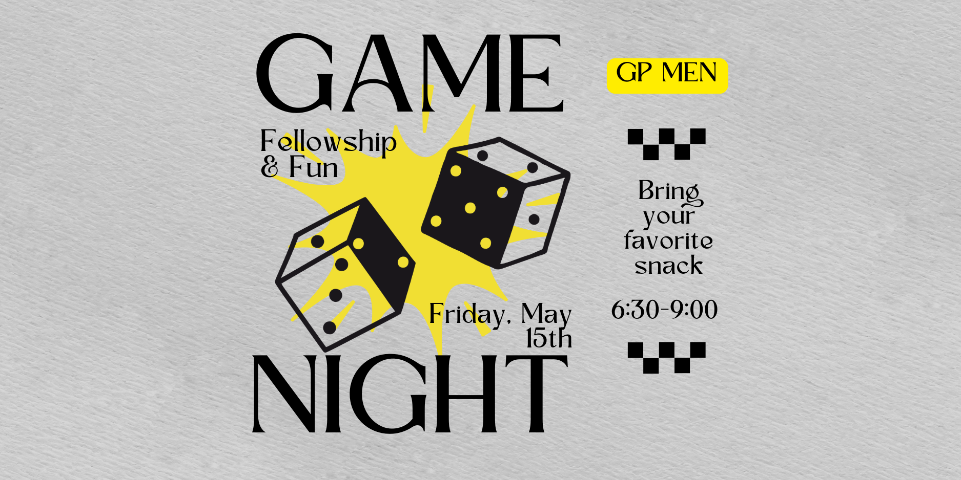 Men's Game Night