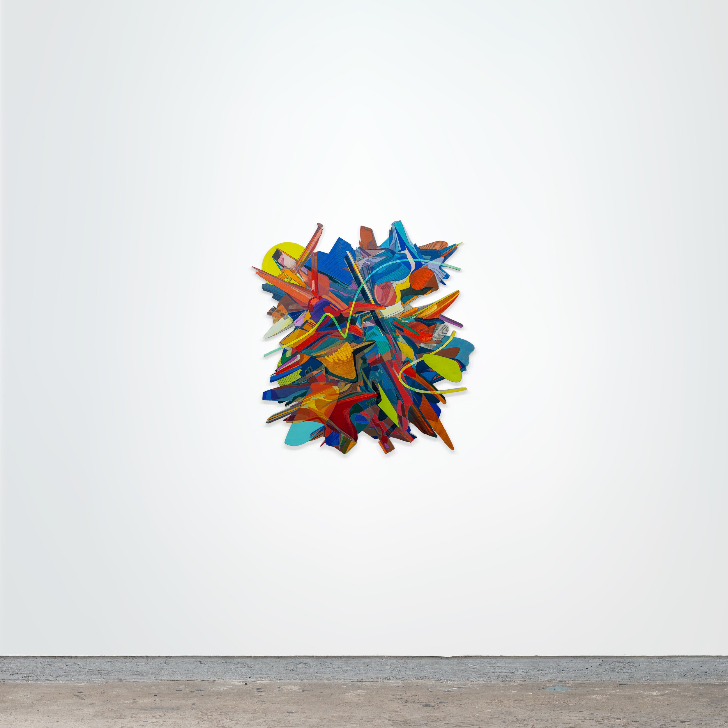 Arrecife Oil & Acrylic mounted on Panel, 100 x 92 cm 2023 by Omar Rodriguez-Graham-Muro(1).jpg
