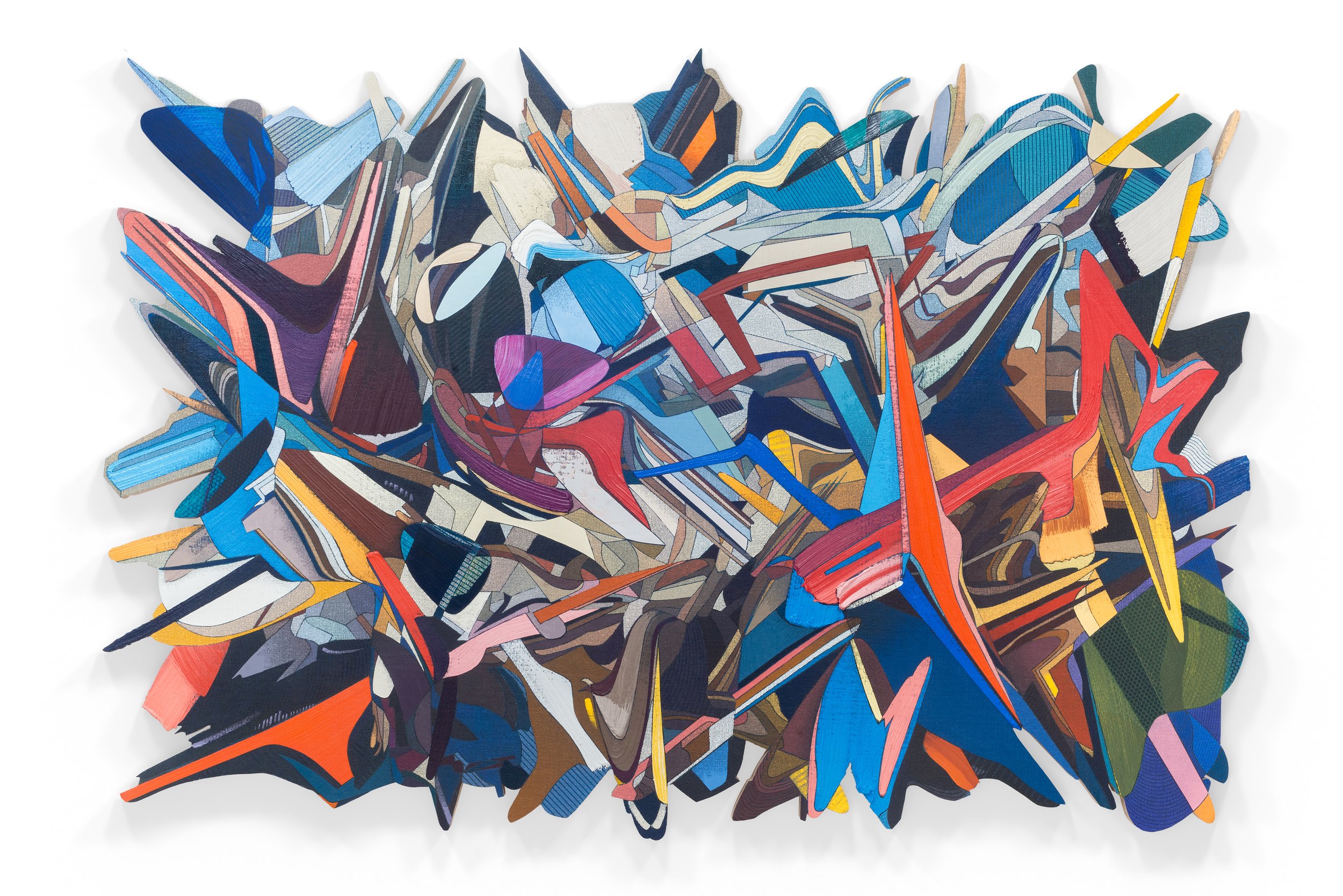 Santiago, Oil & Acrylic on Linen mounted on Panel 90 x 130 cm 2023 by Omar Rodriguez-Graham.jpg